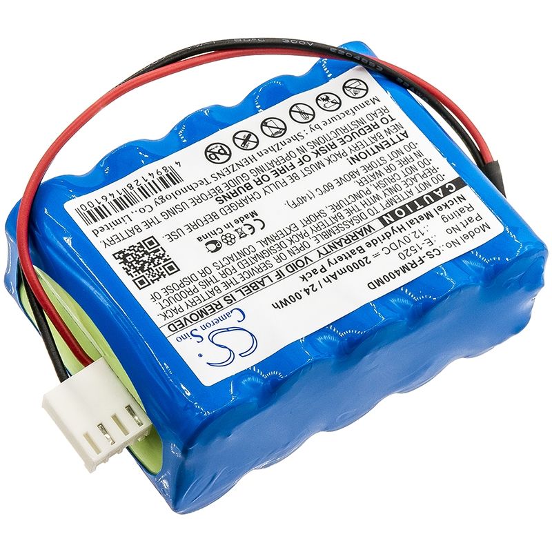 Ni-MH Battery fits Codan, Argus 707 V Volumetric Pump, Fresenius, Argus 400 12.0V, 2000mAh Medical Cameron Sino Technology Limited