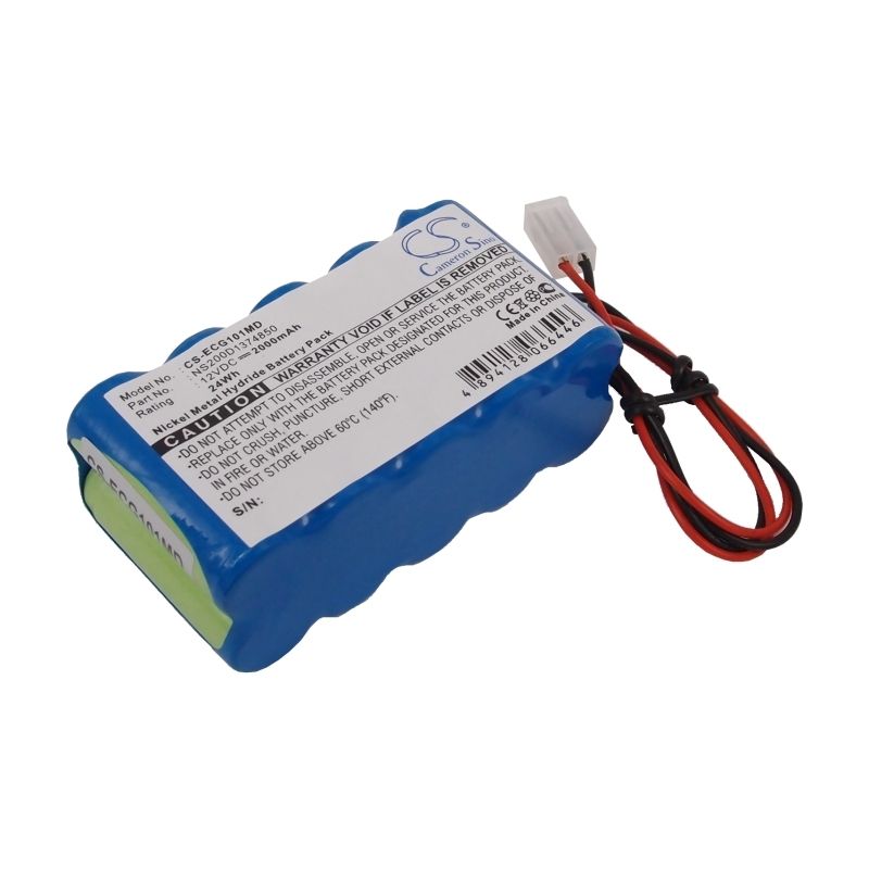 Ni-MH Battery fits Biocare, Ecg-101, Biocare 12.0V, 2000mAh Medical Cameron Sino Technology Limited