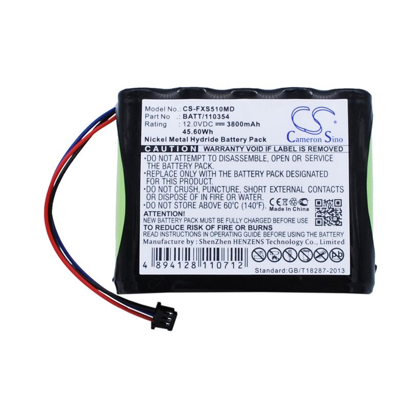Ni-mh Battery Fits Fukuda, Monitor Ds5100, Fukuda 12.0v, 3800mah Medical Cameron Sino Technology Limited