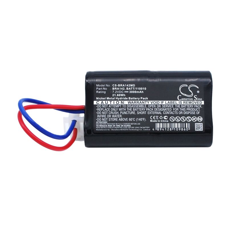 Ni-MH Battery fits Braun, 3-eckige Bauform, Perfusor F, Perfusor Ft91 7.2V, 3000mAh Medical Cameron Sino Technology Limited