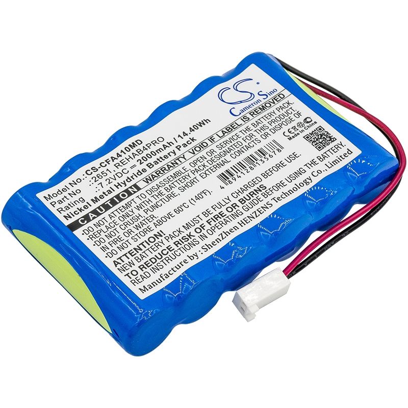 Ni-mh Battery Fits Cefar, Activ 4, Bodymax Trainer (ngsf4), Myo 4 7.2v, 2000mah Medical Cameron Sino Technology Limited