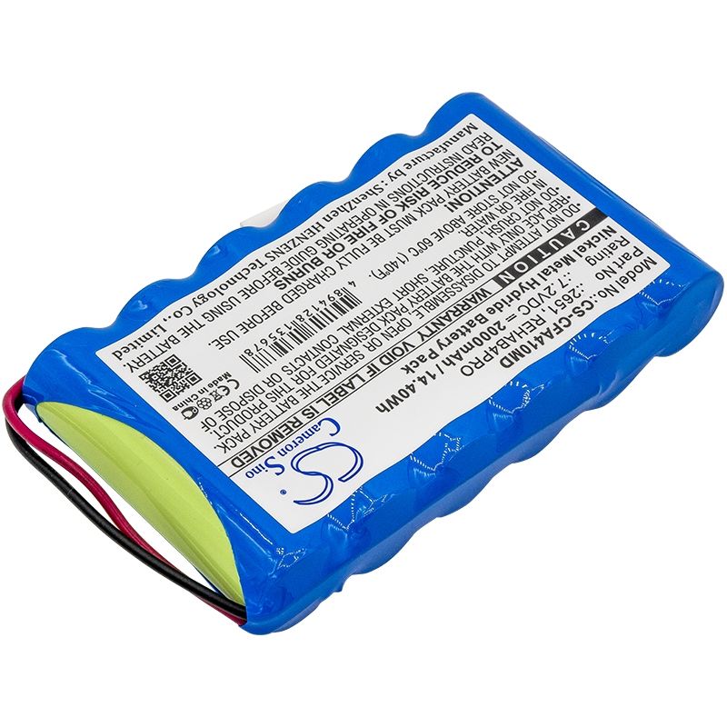 Ni-mh Battery Fits Cefar, Activ 4, Bodymax Trainer (ngsf4), Myo 4 7.2v, 2000mah Medical Cameron Sino Technology Limited