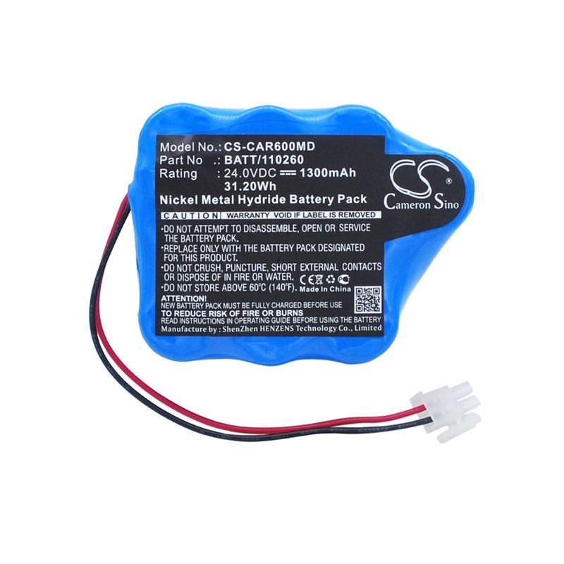 Ni-MH Battery fits Cardioline, Delta 60+ Ecg Machine, Ecg Delta 60, Ecg Delta 60+ 24.0V, 1300mAh Medical Cameron Sino Technology Limited