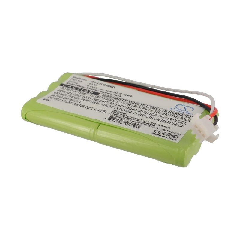 Ni-MH Battery fits Toitu, Fd390, Fd390 Doppler, 9.6V, 700mAh Medical Cameron Sino Technology Limited