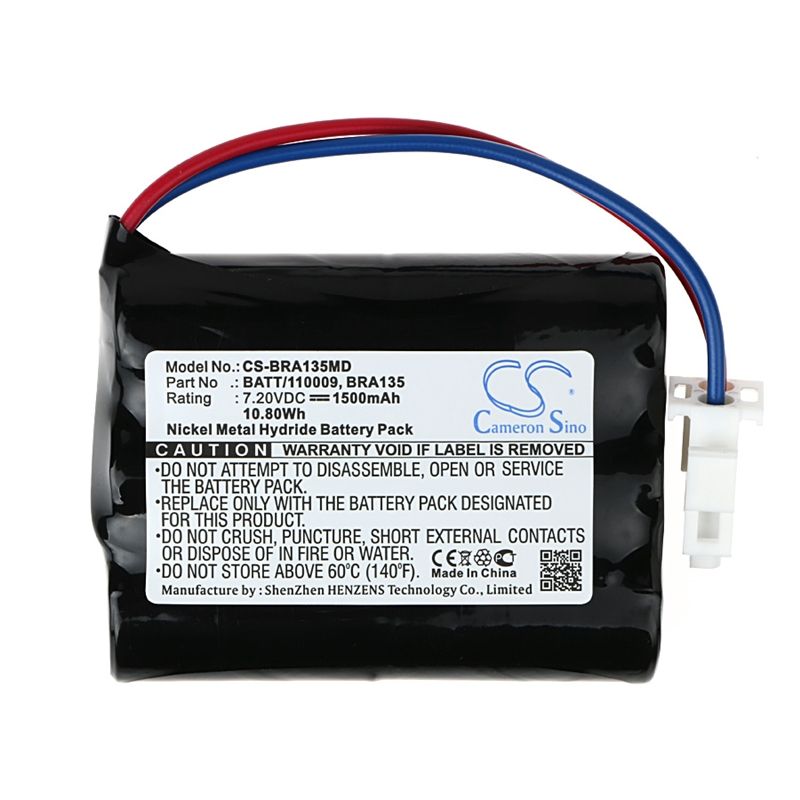 Ni-MH Battery fits Braun, Perfusor Ft, Perfusor Vii, 7.20V, 1500mAh Medical Cameron Sino Technology Limited