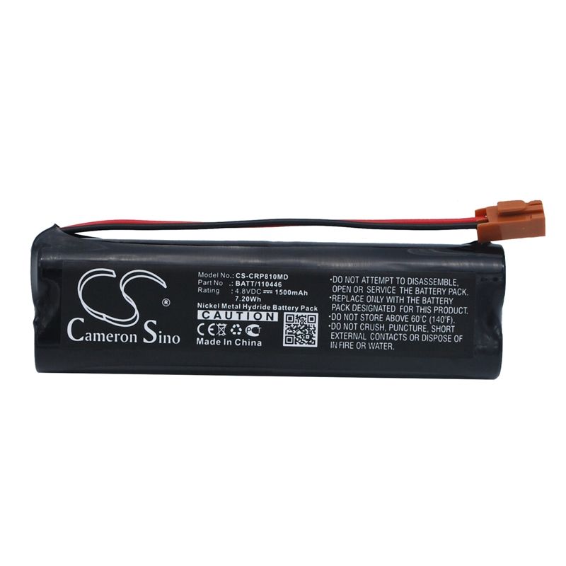 Ni-MH Battery fits Criticon, Dinamap P81, Dinamap P81t, 4.8V, 1500mAh Medical Cameron Sino Technology Limited