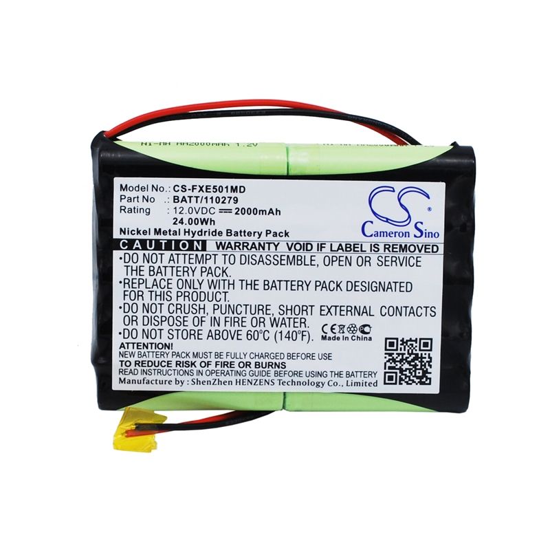 Ni-MH Battery fits Fukuda, Cardisuny Me501bx Ecg Analyzer, Fukuda 12.0V, 2000mAh Medical Cameron Sino Technology Limited