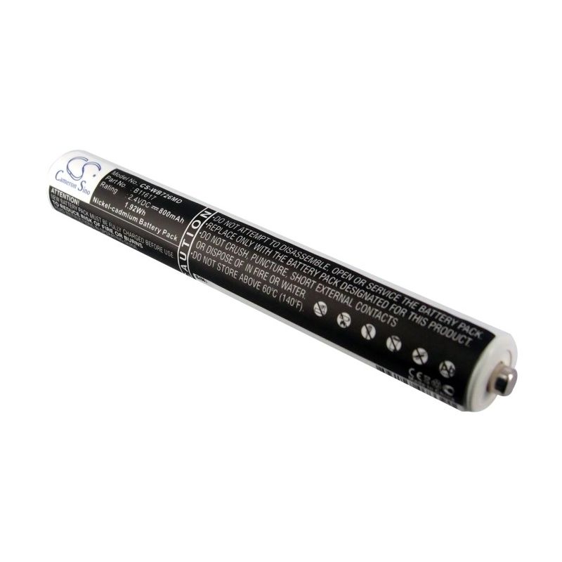 Ni-cd Battery Fits Welch-allyn, 12800 Pocketscope Ophthalmoscope, 211, 22820 Pocketscope Otoscope 2.4v, 800mah Medical Cameron Sino Technology Limited
