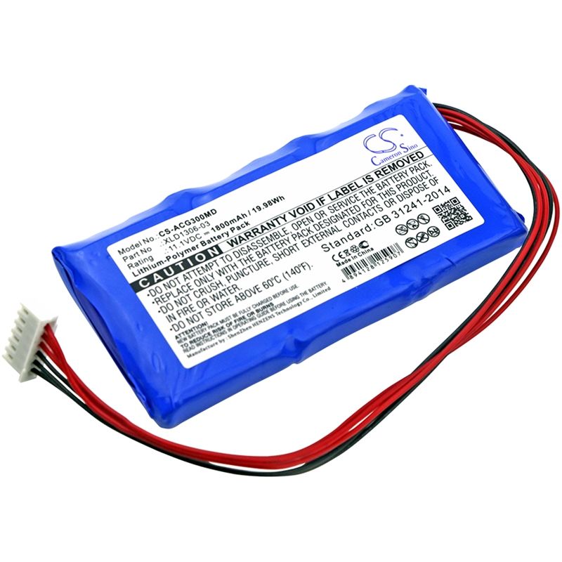 Li-Polymer Battery fits Aricon, Ecg-3d, Aricon 11.1V, 1800mAh Medical Cameron Sino Technology Limited