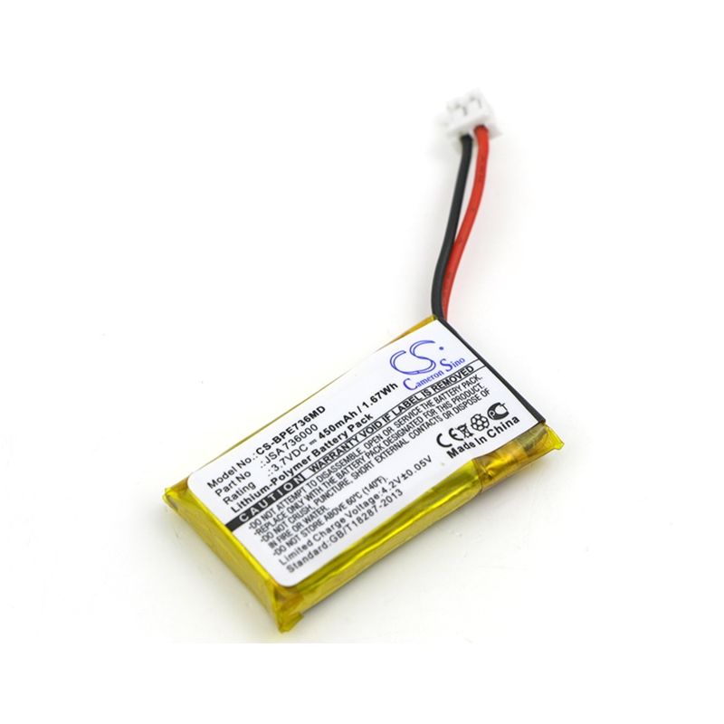 Li-polymer Battery Fits Biohit, Multichannel Pipettes, Picus, Picus Nxt 3.7v, 450mah Medical Cameron Sino Technology Limited