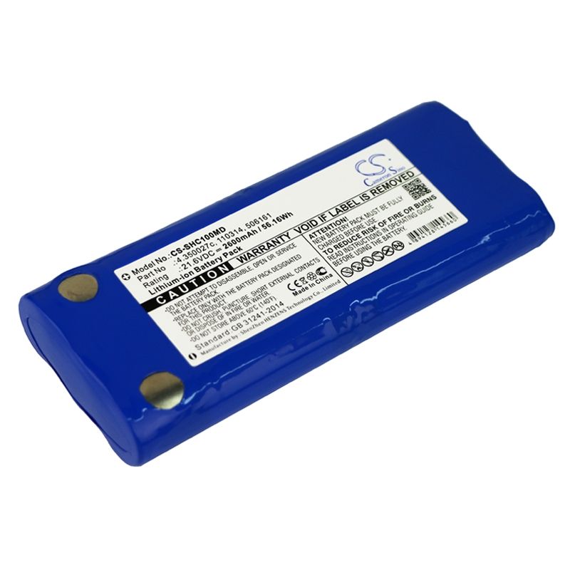 Li-ion Battery fits Schiller, Ekg At10 Plus, Ekg At10+, Ekg At110 21.6V, 2600mAh Medical Cameron Sino Technology Limited