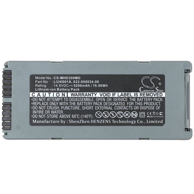 Li-ion Battery fits Mindray, Beneheart D1, Beneheart D2, Beneheart D3 14.8V, 5200mAh Medical Cameron Sino Technology Limited