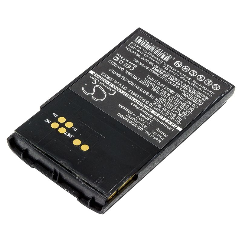 Li-ion Battery fits Vocera, Communications Badge B1000, Communications Badge B2000, 3.7V, 800mAh Medical Cameron Sino Technology Limited