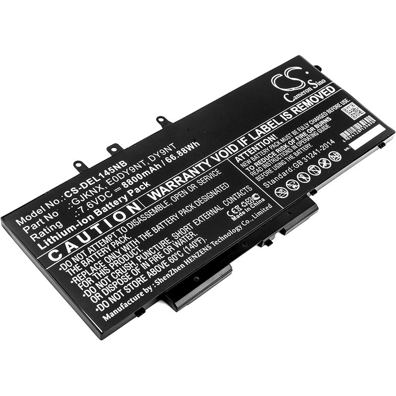 7.6v, Li-ion Battery Fits Dell, Latitude 14 5491, Latitude 15 5591, Latitude 5280, 8800mah Notebook & Laptop Cameron Sino Technology Limited
