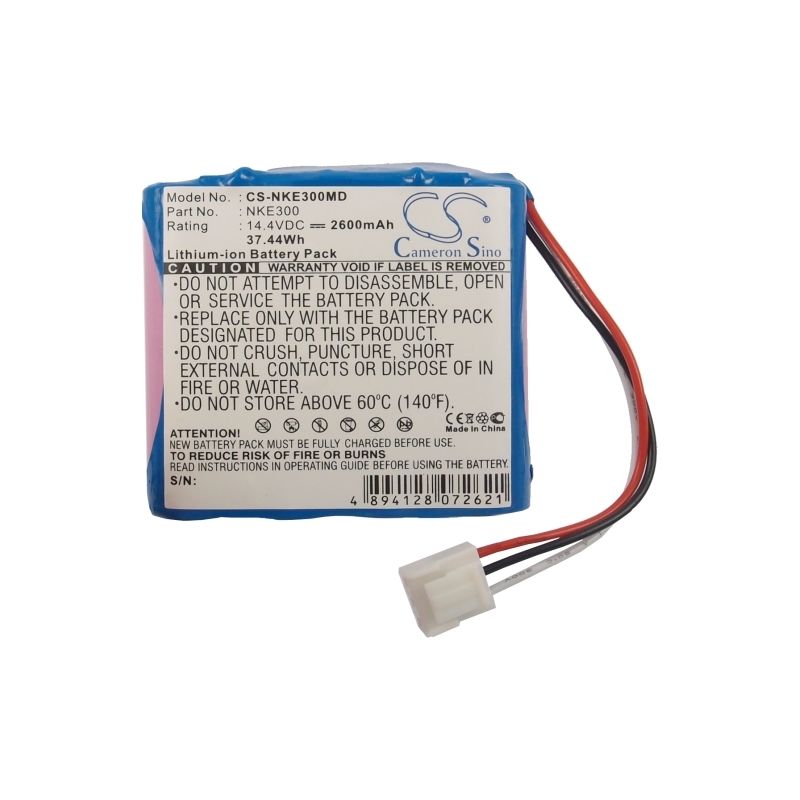 Li-ion Battery fits Nihon Kohden, Edan Se-300a, Edan Se-300b, 14.4V, 2600mAh Medical Cameron Sino Technology Limited