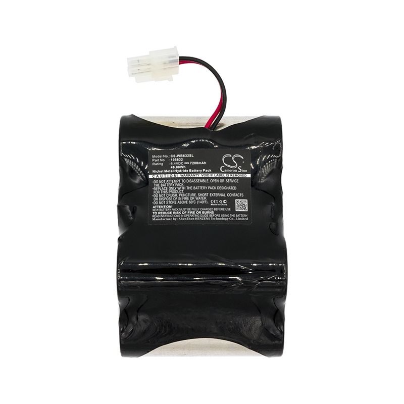 LiFePO4 Battery fits Welch-allyn, Spot Lxi Vital Signs Monitor, Spot Vital Signs Lxi, 6.4V, 7200mAh Medical Cameron Sino Technology Limited