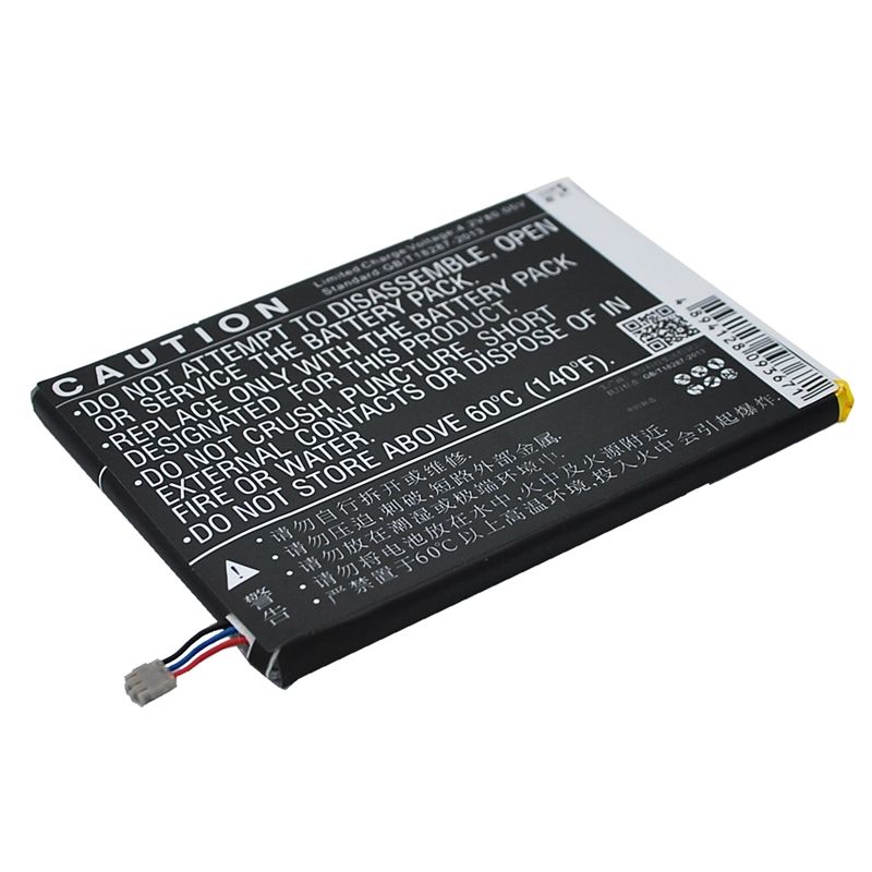 Li-polymer Battery Fits Zte, Grand S Flex, Zte 3.8v, 2300mah Hotspot Cameron Sino Technology Limited