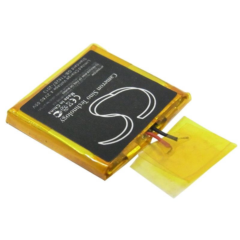 Li-Polymer Battery fits Apple, Ipod Shuffle G2 1gb, Ipod Shuffle G3, 3.7V, 100mAh Media Player Cameron Sino Technology Limited