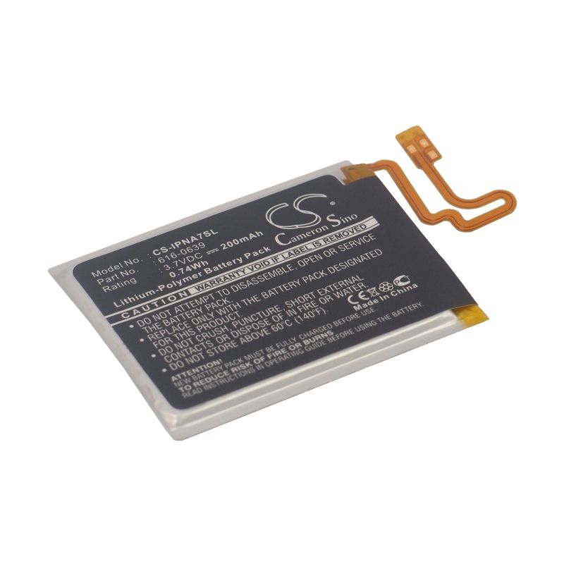 Li-polymer Battery Fits Apple, A1446, Ipod Nano 7, Ipod Nano 7th 3.7v, 200mah Media Player Cameron Sino Technology Limited