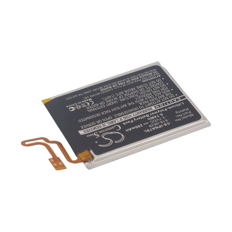 Li-polymer Battery Fits Apple, A1446, Ipod Nano 7, Ipod Nano 7th 3.7v, 200mah Media Player Cameron Sino Technology Limited