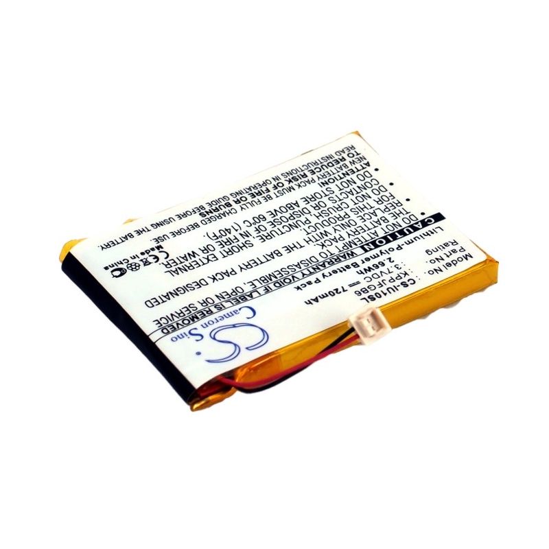 Li-Polymer Battery fits Iriver, Clix 2gb, Clix 4gb, U10 3.7V, 720mAh Media Player Cameron Sino Technology Limited