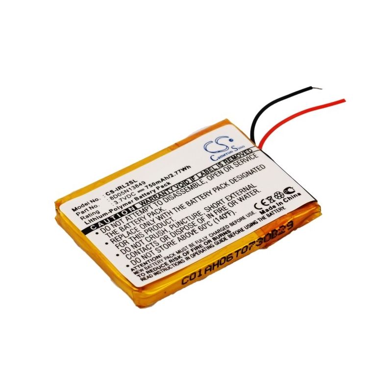 Li-Polymer Battery fits Iriver, 1lp4blk, 1lp4pnk, 1lp4wht 3.7V, 750mAh Media Player Cameron Sino Technology Limited