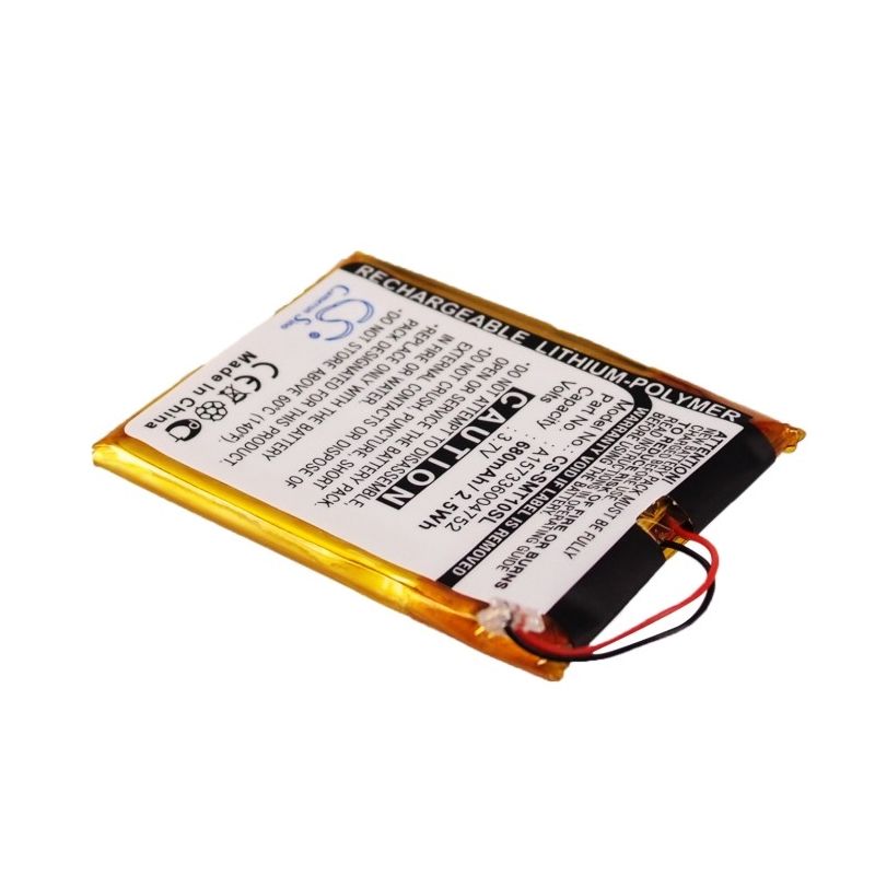 Li-Polymer Battery fits Samsung, Yp-t10j, Yp-t10jab, Yp-t10jagy 3.7V, 450mAh Media Player Cameron Sino Technology Limited
