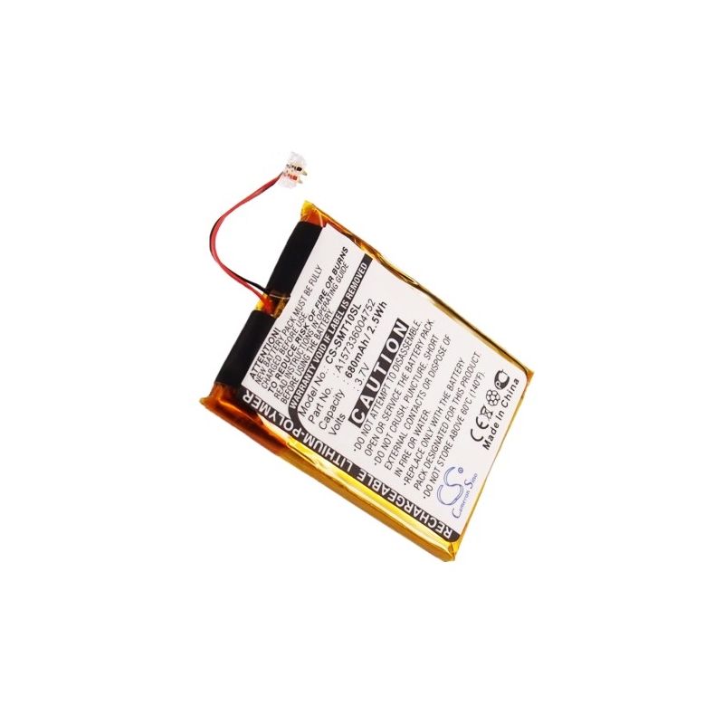 Li-Polymer Battery fits Samsung, Yp-t10j, Yp-t10jab, Yp-t10jagy 3.7V, 450mAh Media Player Cameron Sino Technology Limited