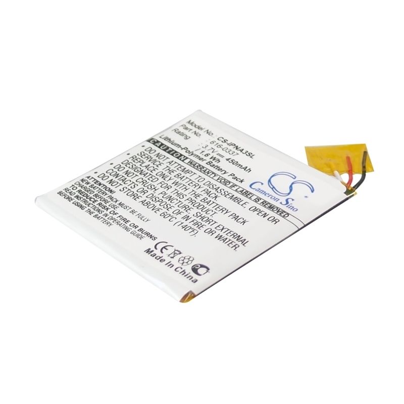 Li-polymer Battery Fits Apple, Ipod Nano 3rd 4gb, Ipod Nano 3rd 8gb, Ipod Nano G3 4gb 3.7v, 450mah Media Player Cameron Sino Technology Limited