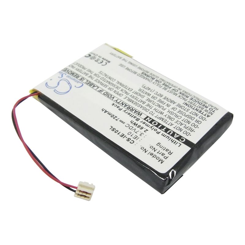 Li-Polymer Battery fits Iriver, E10, E10ct, Hdd Jukebox 3.7V, 720mAh Media Player Cameron Sino Technology Limited