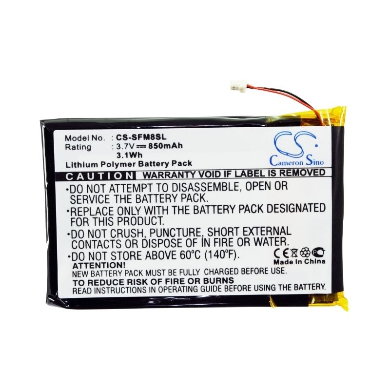 Li-Polymer Battery fits Jnc, Ssf-m805, Ssf-m810, 3.7V, 850mAh Computer Cameron Sino Technology Limited (Suspended)
