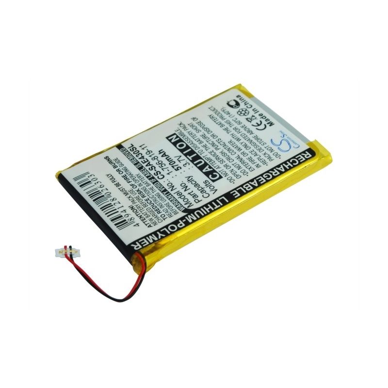 Li-Polymer Battery fits Sony, Nw-e435, Nw-e435f, Nwz-e436 3.7V, 570mAh Media Player Cameron Sino Technology Limited