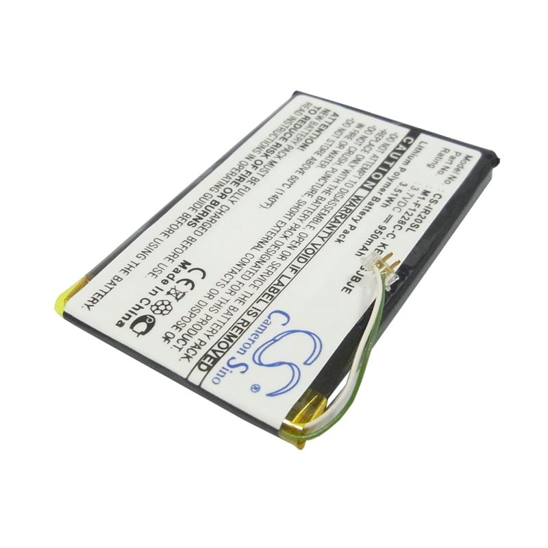 Li-polymer Battery Fits Iriver, Clix 2 2gb, Clix 2 4gb, Clix 2 8gb 3.7v, 950mah Media Player Cameron Sino Technology Limited