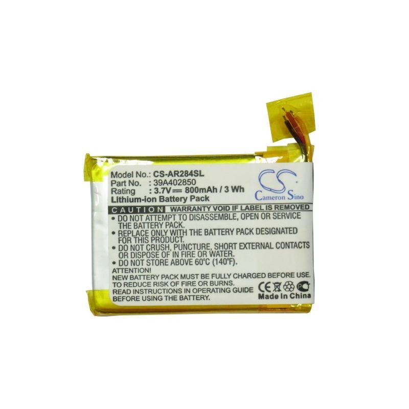 Li-Polymer Battery fits Archos, 28 Internet Tablet, 8100, 3.7V, 800mAh Computer Cameron Sino Technology Limited (Suspended)