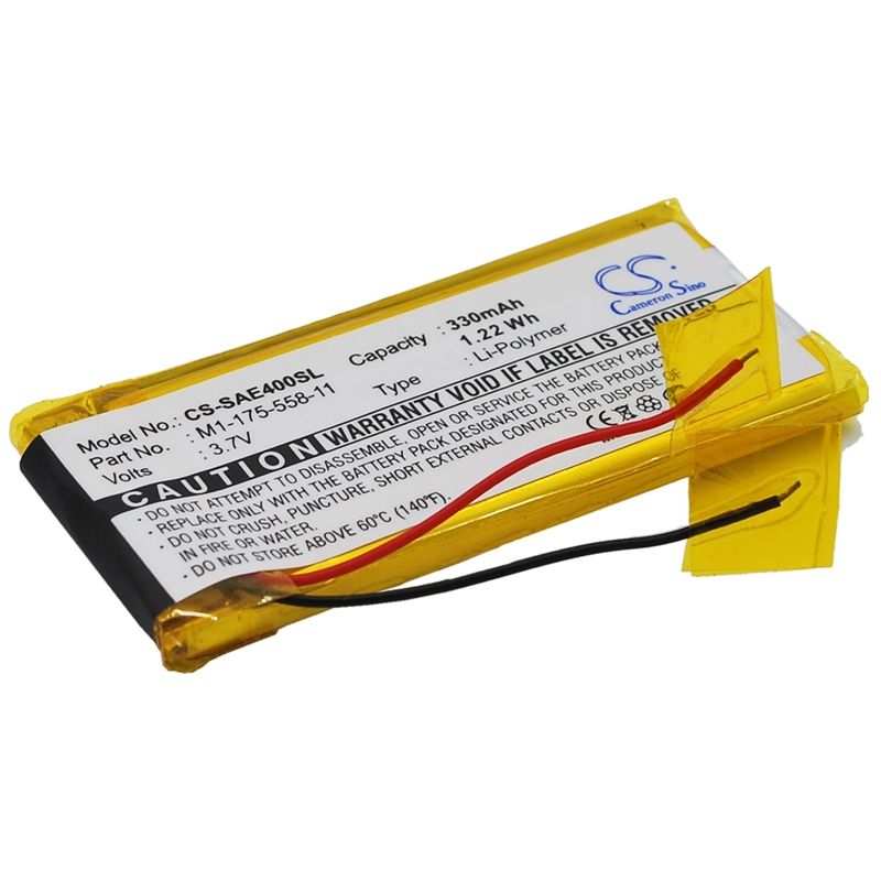 Li-Polymer Battery fits Sony, Nw-e403, Nw-e405, Nw-e407 3.7V, 330mAh Media Player Cameron Sino Technology Limited