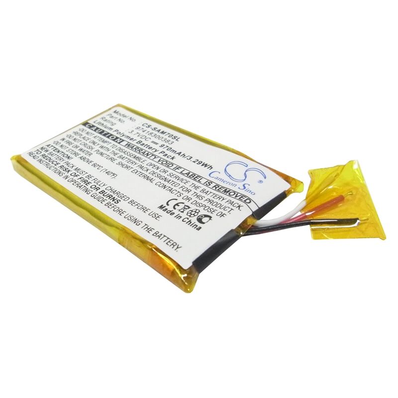 Li-Polymer Battery fits Sony, Mx-m70, Mx-m75, Mx-m77 3.7V, 970mAh Media Player Cameron Sino Technology Limited