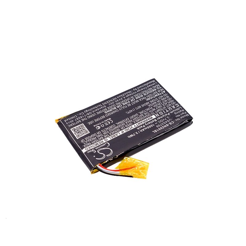 Li-Polymer Battery fits Sony, Nwz-zx1, Walkman Nwz-zx1, 3.7V, 1000mAh Media Player Cameron Sino Technology Limited