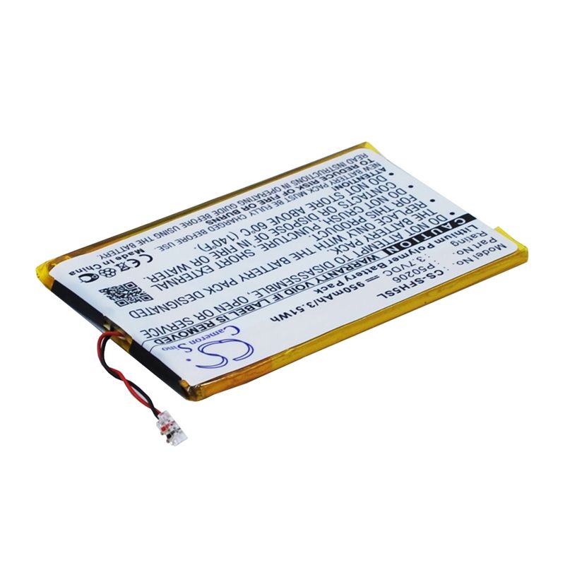Li-Polymer Battery fits Jnc, Ssf-h5, Jnc 3.7V, 950mAh Media Player Cameron Sino Technology Limited