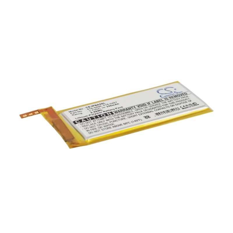 Li-polymer Battery Fits Apple, Ipod Nano 5th, Apple 3.7v, 240mah Media Player Cameron Sino Technology Limited