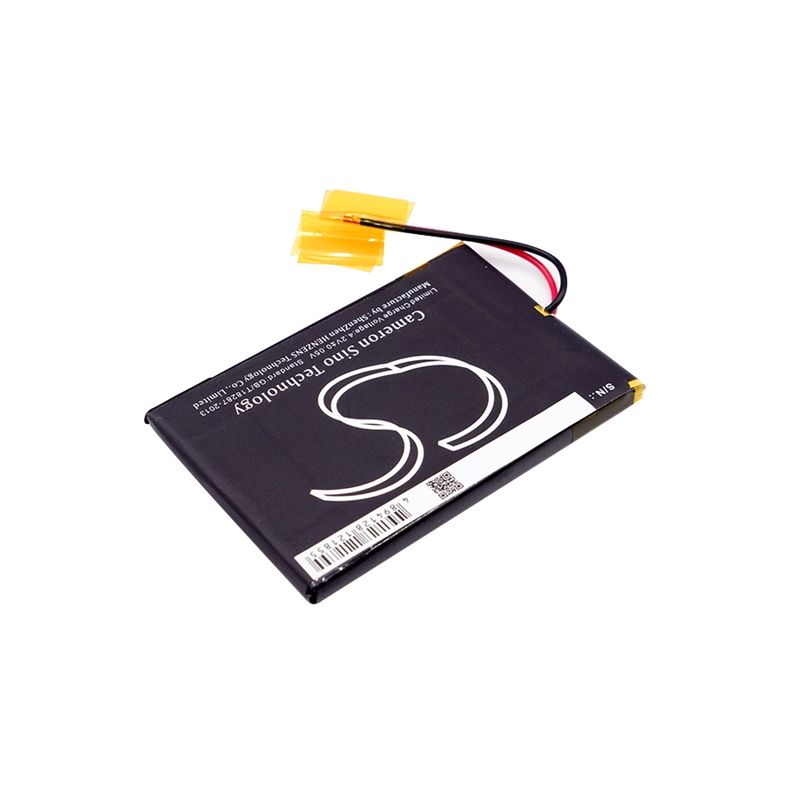 Li-Polymer Battery fits Cowon, M2, M2 16g, M2 32g 3.7V, 1300mAh Media Player Cameron Sino Technology Limited