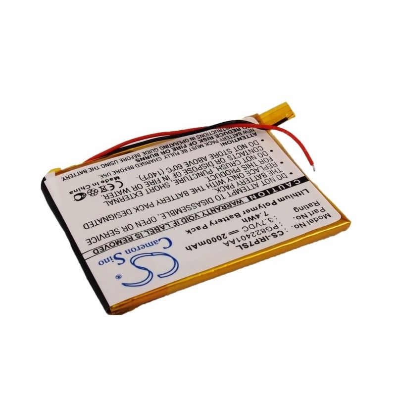 Li-Polymer Battery fits Iriver, 1p0708sil 8gb, 1p0716sil 16gb, P7 3.7V, 2000mAh Media Player Cameron Sino Technology Limited