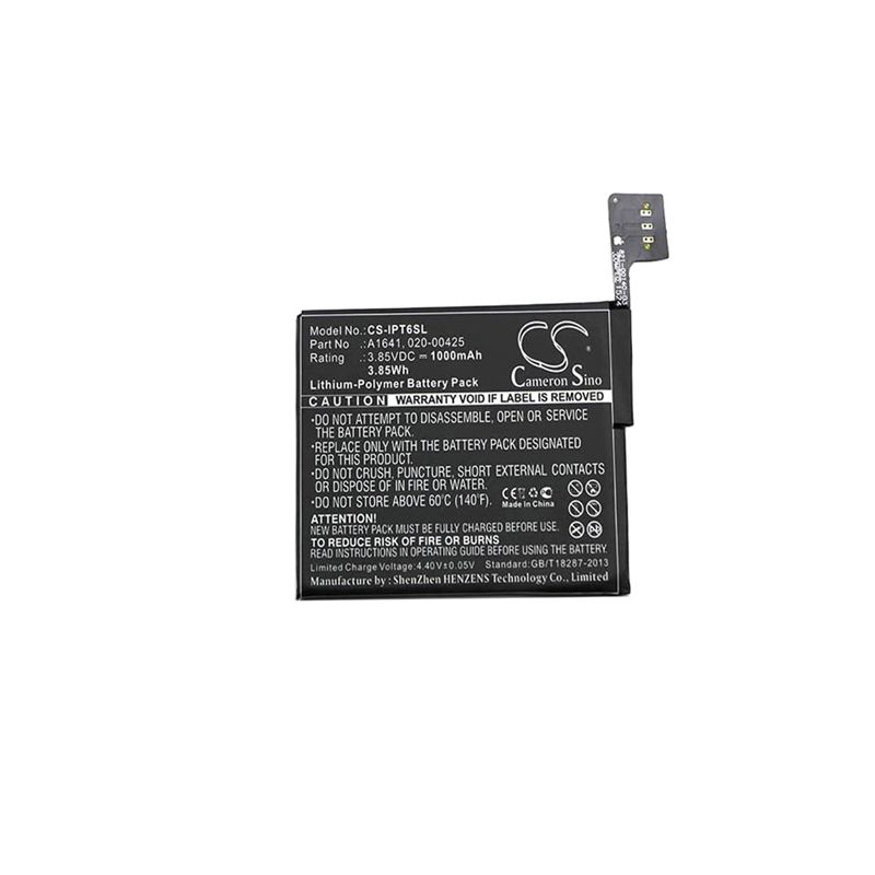 Li-polymer Battery Fits Apple, A1574, Ipod 7.1, Ipod Touch 6th 3.85v, 1000mah Media Player Cameron Sino Technology Limited