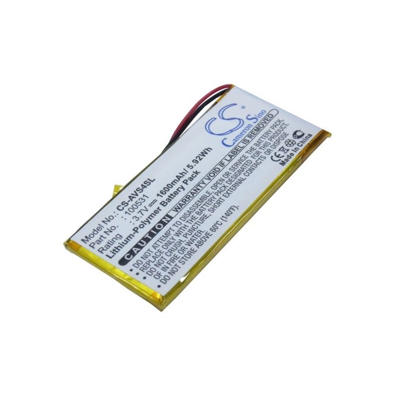 Li-Polymer Battery fits Archos, 43 Vision, 43 Vision Eu, 43 Vision Us 3.7V, 1600mAh Media Player Cameron Sino Technology Limited