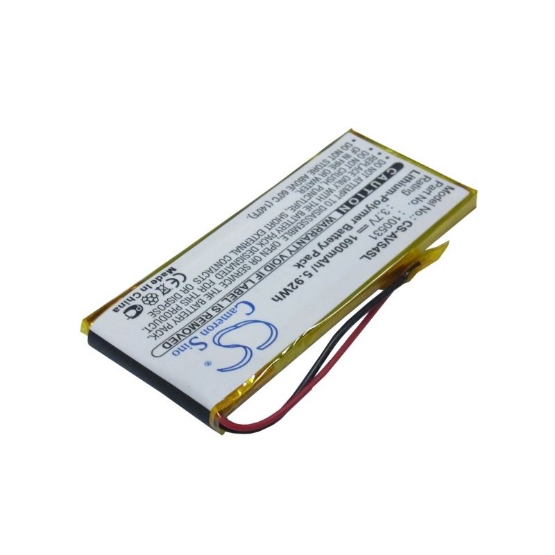 Li-Polymer Battery fits Archos, 43 Vision, 43 Vision Eu, 43 Vision Us 3.7V, 1600mAh Media Player Cameron Sino Technology Limited