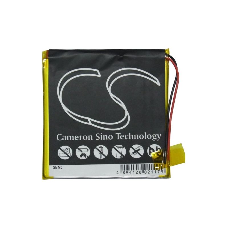 Li-Polymer Battery fits Archos, Av605 20gb, Av605 40gb, Av605 60gb 3.7V, 2600mAh Media Player Cameron Sino Technology Limited