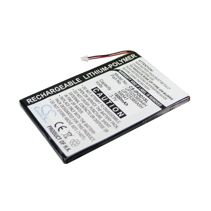 Li-Polymer Battery fits Apple, 2nd Generation, Ipod 1st, 3.7V, 1600mAh Media Player Cameron Sino Technology Limited