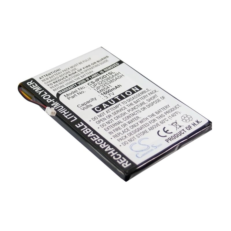 Li-Polymer Battery fits Apple, 2nd Generation, Ipod 1st, 3.7V, 1600mAh Media Player Cameron Sino Technology Limited