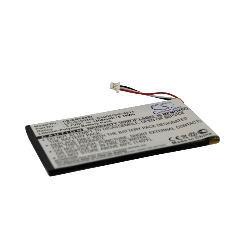 Li-polymer Battery Fits Creative, Dvp-hd0003, Zen Vision M (60gb), Zen Vision M 30gb 3.7v, 1400mah Computer Cameron Sino Technology Limited (Suspended)
