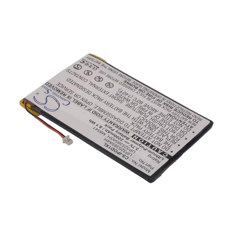 Li-polymer Battery Fits Apple, 2nd Generation, Ipod 1st, 3.7v, 2200mah Media Player Cameron Sino Technology Limited
