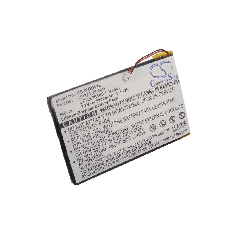 Li-polymer Battery Fits Apple, 2nd Generation, Ipod 1st, 3.7v, 2200mah Media Player Cameron Sino Technology Limited